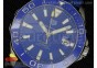 Aquaracer 300m Calibre 5 SS Blue Bezel Blue Textured Dial on Blue Nylon Strap NH35A