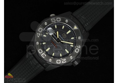 Aquaracer 500m PVD Black Dial Rubber Strap SW-200