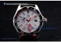 Aquaracer Calibre 5 Match Timer Premier League Special Edition SS Silver Dial Black Leather - Miyota Quartz