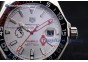 Aquaracer Calibre 5 Match Timer Premier League Special Edition SS Silver Dial Black Leather - Miyota Quartz