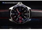 Aquaracer Calibre 5 Match Timer Premier League Special Edition SS Black Dial Black Leather - Miyota Quartz