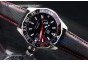 Aquaracer Calibre 5 Match Timer Premier League Special Edition SS Black Dial Black Leather - Miyota Quartz