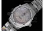 Aquaracer Ladies SS Pink MOP Dial Stick Markers Diamond Bezel on Bracelet Swiss Quartz