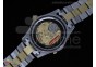 Aquaracer Ladies SS/YG Black Dial Stick Markers YG Bezel on SS/YG Bracelet Swiss Quartz