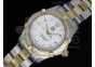 Aquaracer Ladies SS/YG White Dial Diamond Bezel on SS/YG Bracelet Swiss Quartz