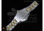 Aquaracer Ladies SS/YG Black Dial Stick Markers Diamond Bezel on SS/YG Bracelet Swiss Quartz