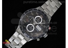 Calibre 16 43mm SS Black Dial on Bracelet A7750