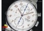 Carrera CAL1887 Chronograph SS V6F 1:1 Best Edition White Dial RG Markers on SS Bracelet CAL1887