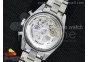 Carrera CAL1887 Chronograph SS V6F 1:1 Best Edition White Dial RG Markers on SS Bracelet CAL1887