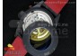 Carrera CAL 1887 1:1 PVD/Titanium Black Dial on Black Leather Strap A7750