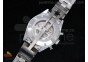 Carrera CAL1887 Chronograph SS White Dial with Arabic Number Markers on SS Bracelet A7750