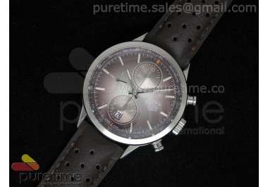 Calibre 1887 300 SLR Limited Edition Brown Dial SS on Leather Strap A7750