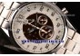 Mikrograph Chrono Full SS White/Brown Dial - OS10 Quartz