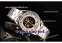 Mikrograph Chrono Full SS White/Brown Dial - OS10 Quartz