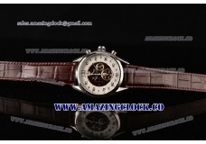 Mikrograph Chrono SS White/Brown Dial - OS10 Quartz