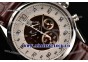 Mikrograph Chrono SS White/Brown Dial - OS10 Quartz