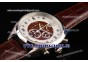 Mikrograph Chrono SS White/Brown Dial - OS10 Quartz