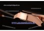 Mikrograph RG Sliver/Black Dial on Black Leather Strap - AST16
