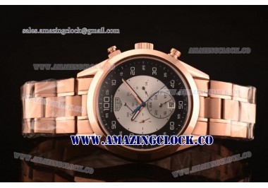 Mikrograph RG Sliver/Black Dial on Rose Gold Bracelet - AST16