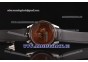 Mikrogirder 2000 Chrono SS PVD Bezel Brown Dial on Black Rubber Strap - OS20 Quartz
