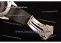 Mikrogirder 2000 Chrono SS Black Dial on Black Rubber Strap - OS10 Quartz