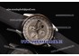 Mikrogirder 2000 Chrono SS PVD Bezel Sliver Dial on Black Rubber Strap - OS10 Quartz
