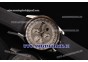 Mikrogirder 2000 Chrono SS PVD Bezel Sliver Dial on Black Rubber Strap - OS10 Quartz