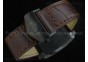Monaco LS Calibre 12 Quartz PVD Brown on Brown Leather Strap