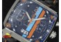 Monaco Twenty-Four Gulf SS Black Dial on Black Leather Strap Jap Quartz