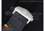 Monaco Concept Chrono SS Black Dial on Black Leather Strap Jap Quartz