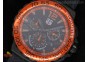 Formula 1 PVD Orange Black Dial on Black Rubber Strap Ronda Quartz