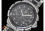 Formula 1 Lady Chrono SS/Black Ceramic Black Dial Diamond Markers Diamond Bezel on Bracelet Swiss Ronda Quartz