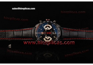 Tag Heuer Grand Carrera Calibre 17 RS Chrono CAV518B-FC6237 Swiss Valjoux 7750 Automatic Titanium Black Dial