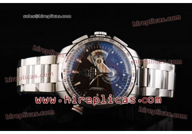 Tag Heuer Grand Carrera Calibre 36 Chrono CAV5115.BA0904 Swiss Valjoux 7750 Automatic Steel Brown Dial