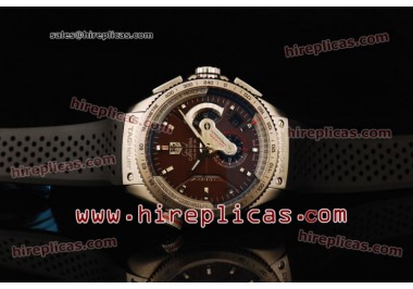 Tag Heuer Grand Carrera Calibre 36 Chrono CAV5115.FT6020 Swiss Valjoux 7750 Automatic Titanium Brown Dial